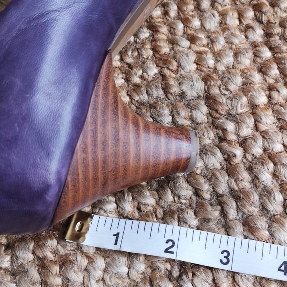 Everybody by BZ Moda purple leather pumps - Picture 11 of 15